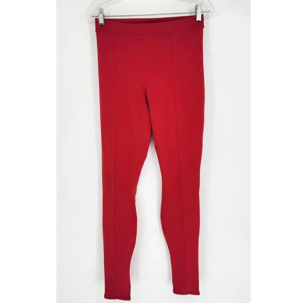 Alo Yoga High Waist Stirrup Leggings – NWOT – Classic Red – Size M